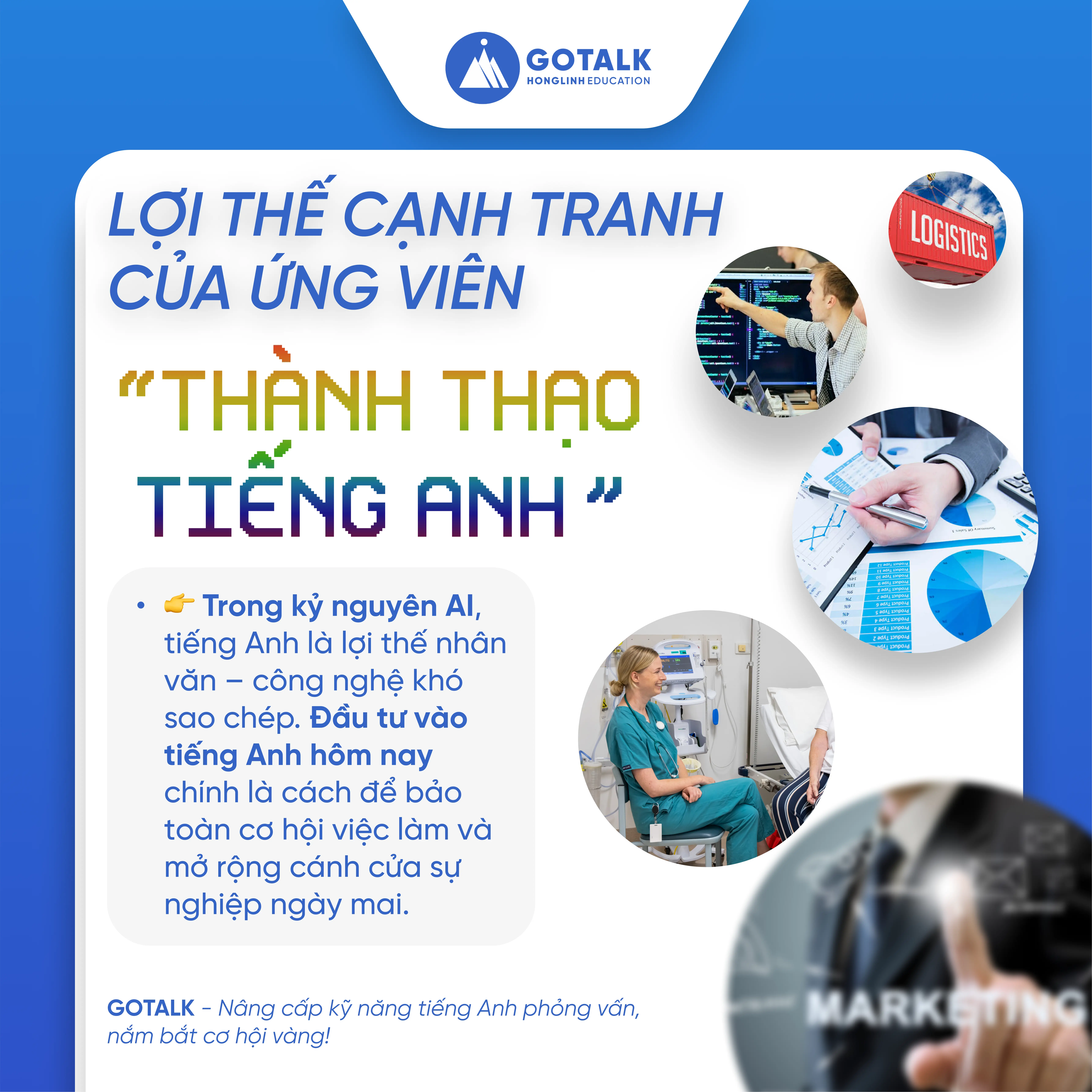  Lợi thế cạnh tranh của ứng viên thành thạo tiếng Anh trong kỷ nguyên AI
